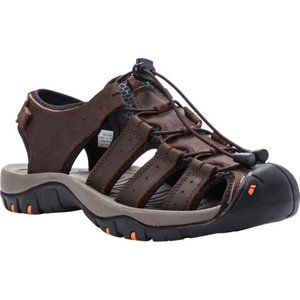 Men's Brown Leather Propet Kona Sandal 8.5 (5E) XX
